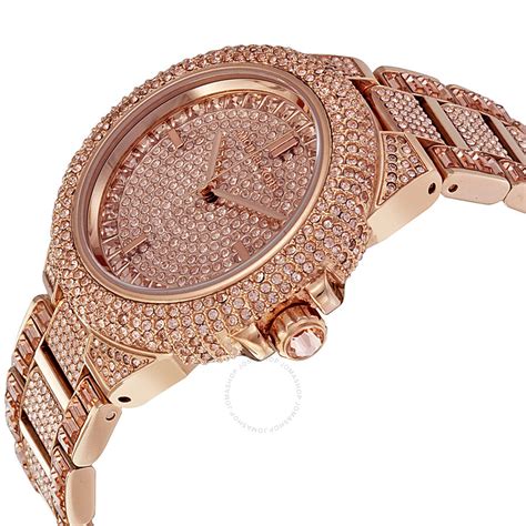 michael kors boyfriend rose gold watch|rose gold mk watch women's.